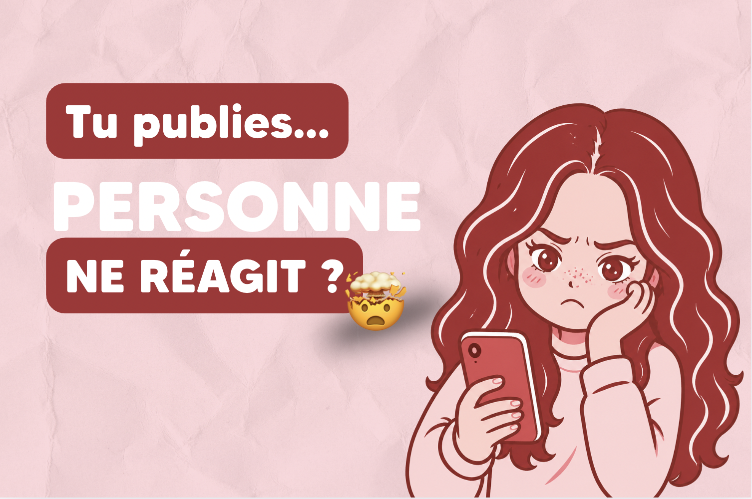 Pourquoi vous publiez... mais personne ne réagit ?